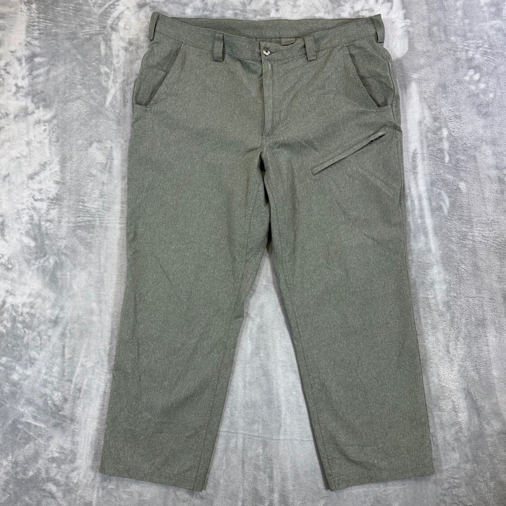 Duluth Trading Outdoor Cargo Work Pants Mens‎ Size 42x30 Green Polyester